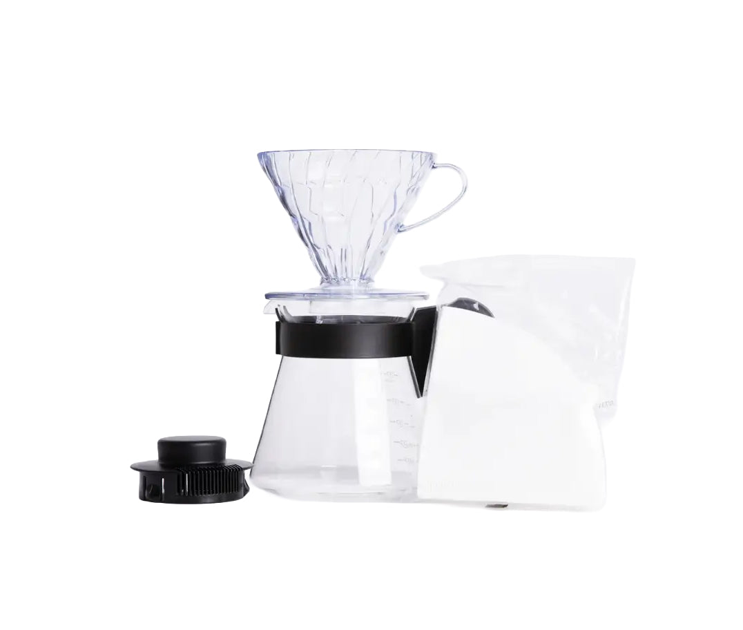V60 Hario Server Set 02 Acrílico Transparente