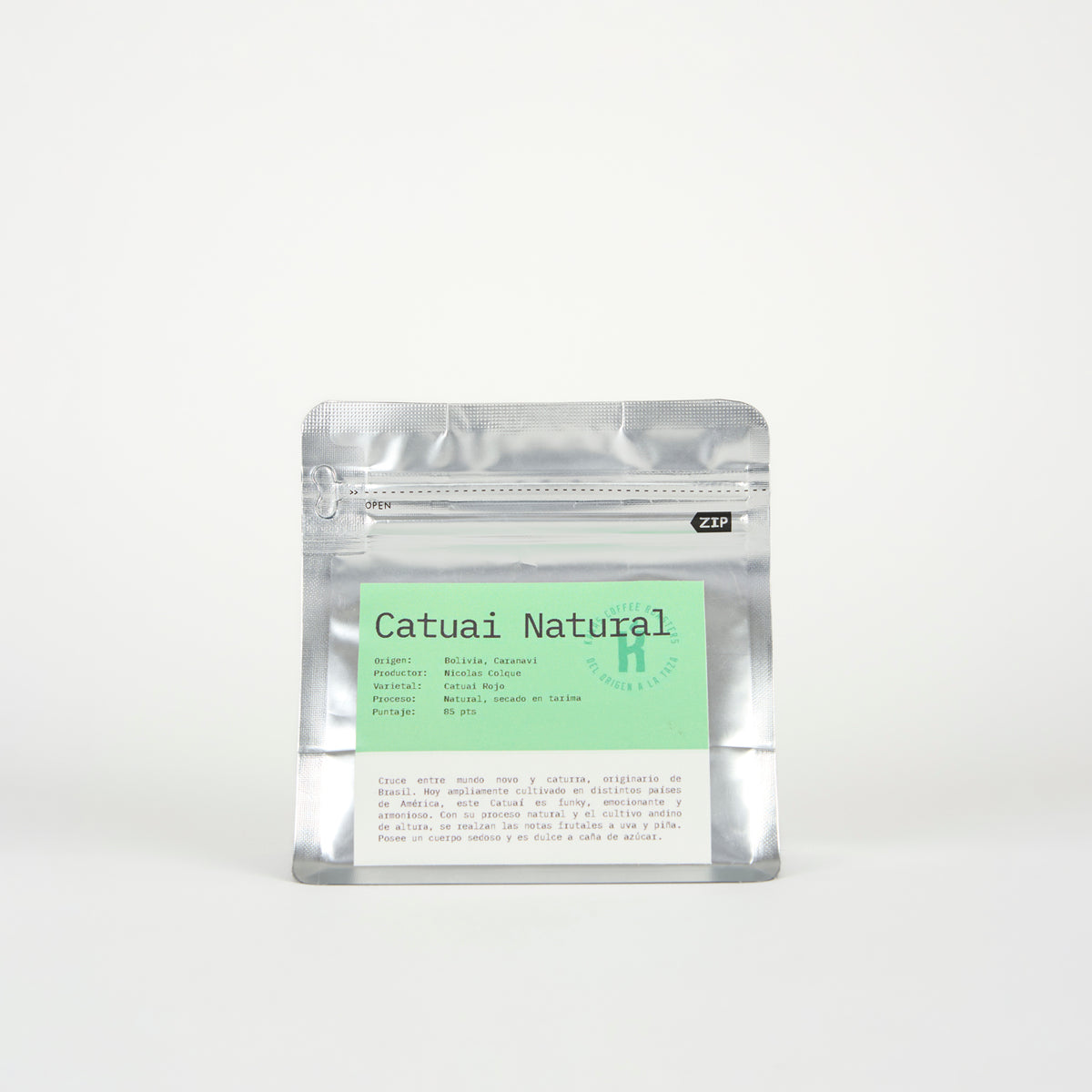 Café Bolivia Catuaí Natural - Nicolás Colque 125 gr