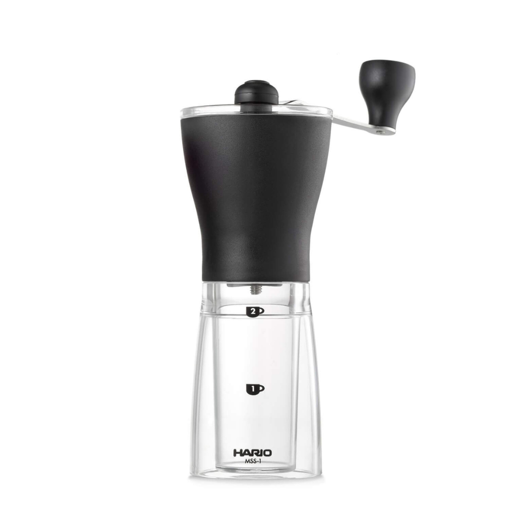 Molinillo Cerámica Hario Mini-Slim Plus+ Transaprente